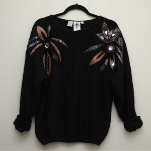 Vintage embellished sweater